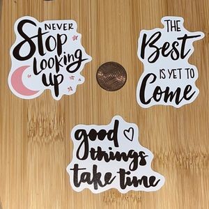 STICKERS DECORATE/PERSONALIZE items for cell phone, cups, coolers, water bottles